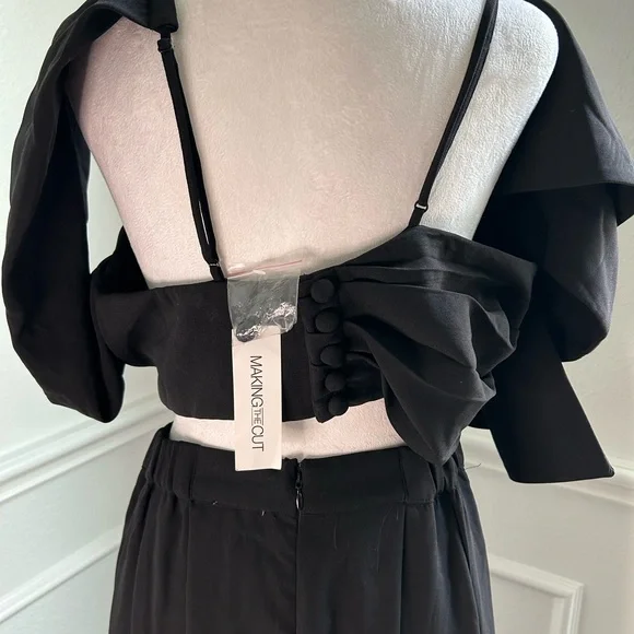 NWT Making the Cut Elegant Black Women's Outfit, Size L - Picture 4 of 7